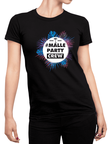 Damen T-Shirt - Malle Party Crew