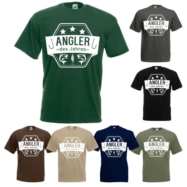 Angel Fun T-Shirt - Angler des Jahres
