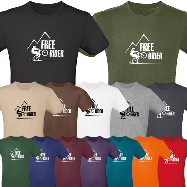Unisex T-Shirt - FreeRider Hills